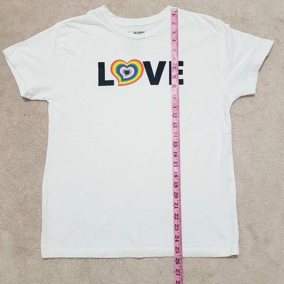 THE PHLUID PROJECT love PRIDE T-shirt Rainbow 100% Cotton Size MEDIUM - Picture 7 of 8